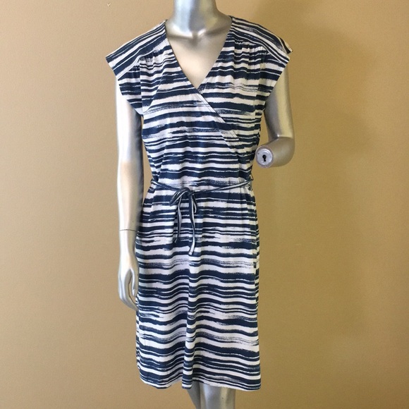 Eddie Bauer Cotton Sun Dress Faux Wrap - Picture 9 of 11